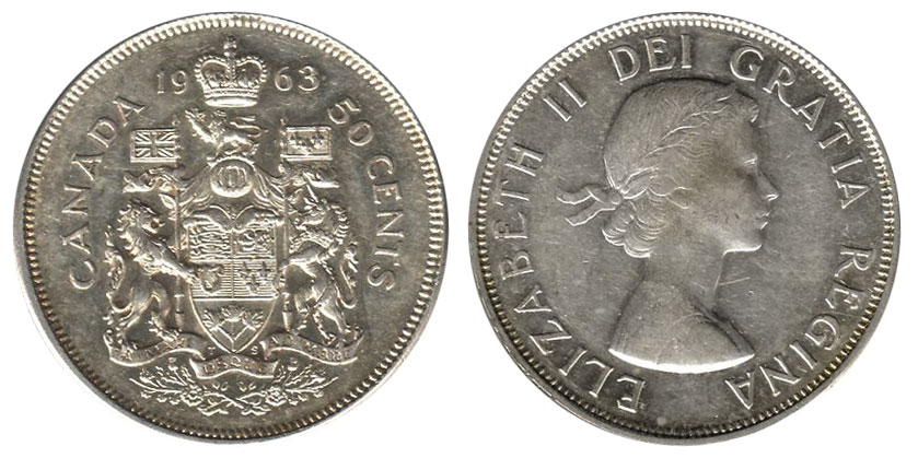 1963 Canada Silver Dollar UNCIRCULATED Coin Multiple Available #coinsofcanada 