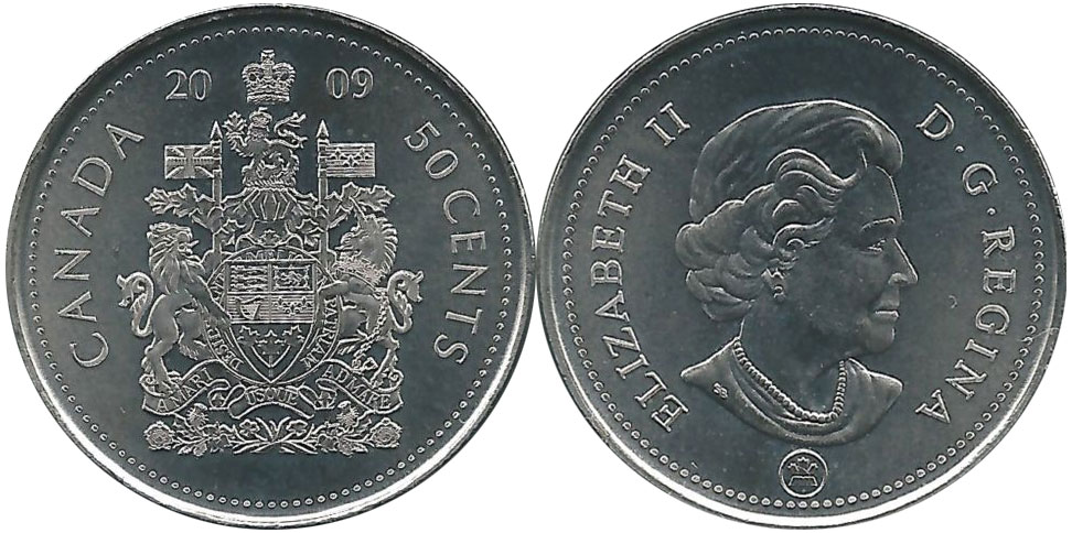 2009 Canada Specimen 50 Cents 